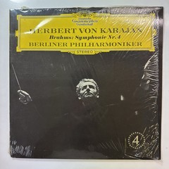 Symphony No. 4 LP Vinyl Record Brahms DG DGG 138 927 SLPM Karajan