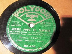 1936 WILHELM KEMPFF PIANO Beethoven HAMMERKLAVIER Sonata Op 106 POLYDOR 506.697