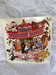 Walt Disney’s Merriest Songs LP DISNEYLAND RECORDS DL-3510 Sealed!!! NOS