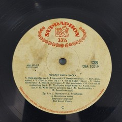 Supraphon, Pisnicky Karla Vacka & Karla Valdaufa 1953 LP 10″