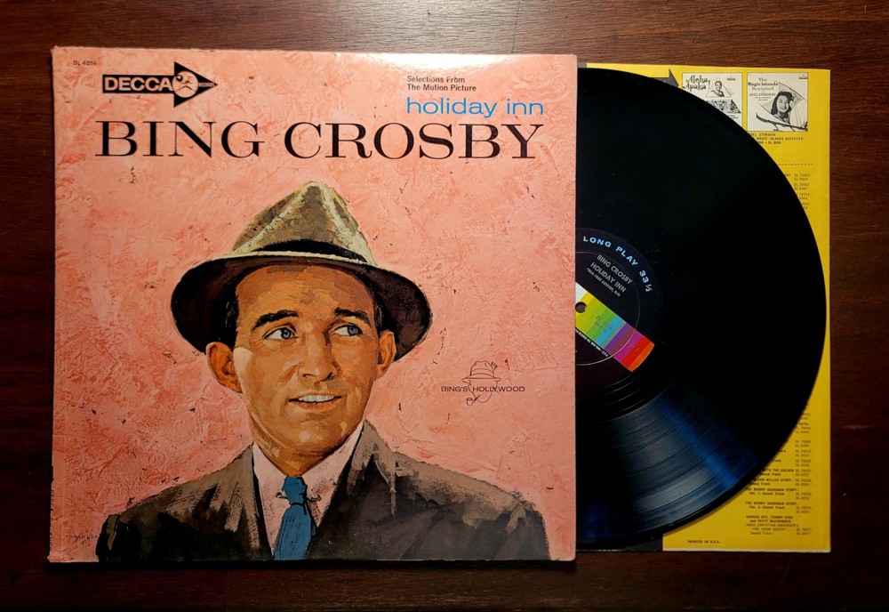 BING CROSBY Holiday Inn Vinyl Lp 1962 US Press Decca DL 4256 Mono VG+/VG+