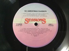 SESSIONS PRESENTS 60 CHRISTMAS CLASSICS 4-LP SET OOP WESTWOOD PRINT VINTAGE