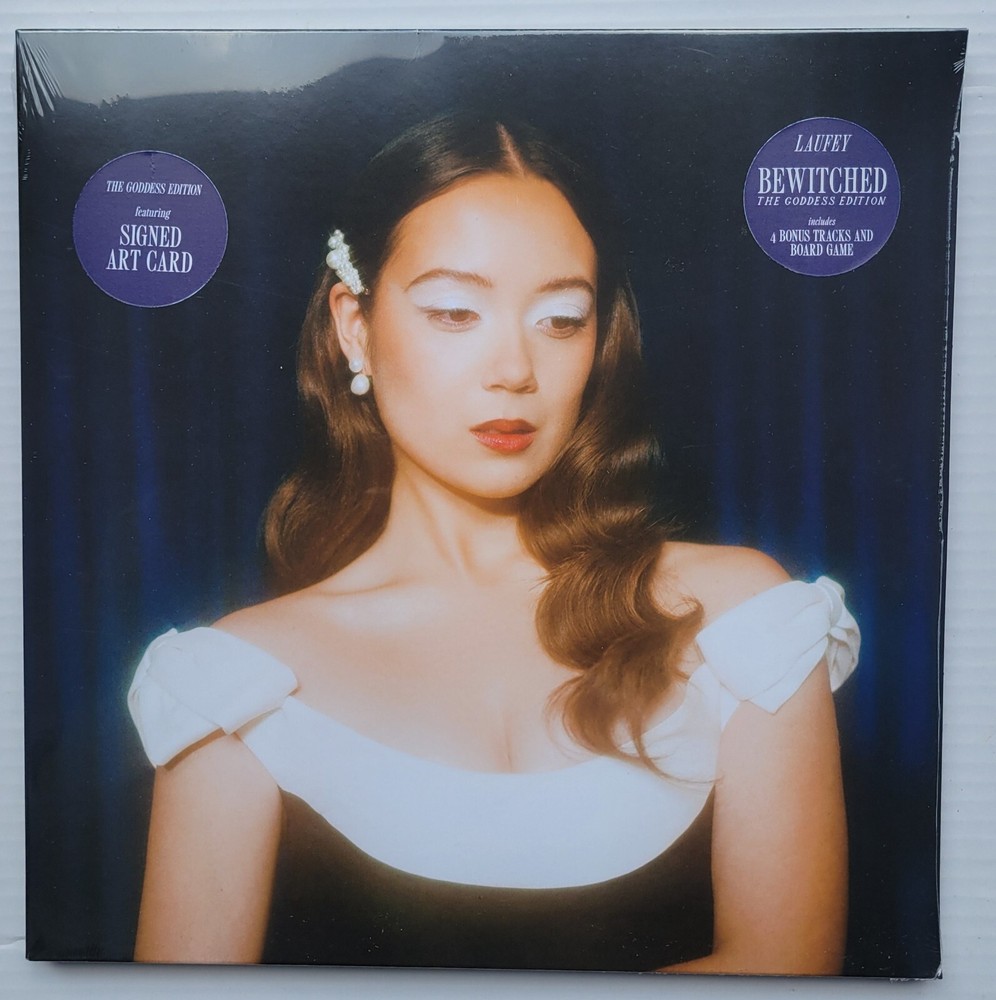 Laufey – Bewitched: The Goddess Edition – Navy Double LP with Signed Art Card