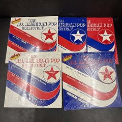 The American Pop Collection Volumes 1-5 Lot Vinyl Records Retro 80s 70s