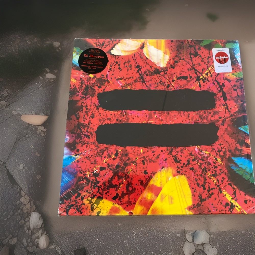 Ed Sheeran Equals = Red Colored Vinyl LP Exclusive – NEW SEALED