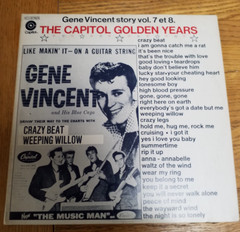 Gene Vincent – The Capitol Golden Years – Gene Vincent Story Vol. 7&8 LP, Album)