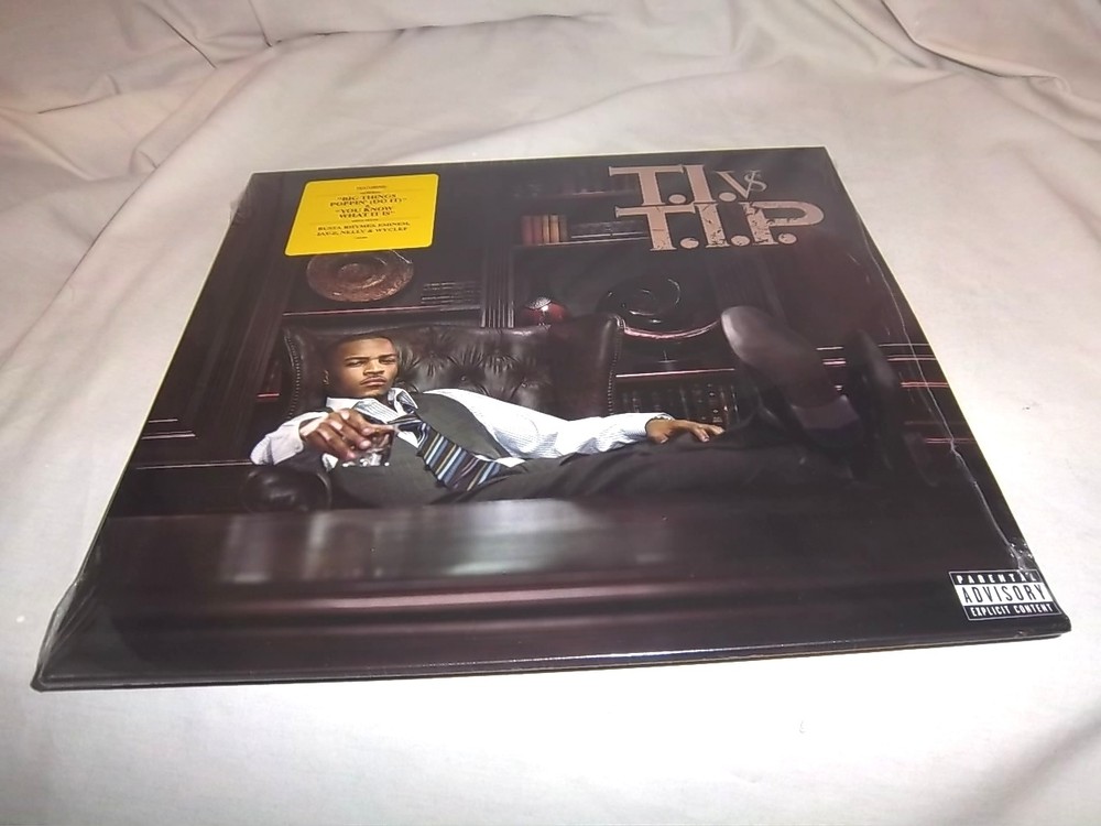 T.I. vs T.I.P. 2-LP Vinyl Record New Sealed Hip Hop Eminem Jay-Z Busta Rhymes