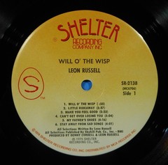 LEON RUSSELL WILL O’ THE WISP 1975 ORIGINAL PRESS GREAT CONDITION! VG++/VG+!!A