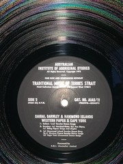 Traditional Music of Torres Strait LP 1972 Australia AIAS/11 EX/VG+ Aboriginal