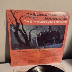 Vintage Chilling Sounds Of The Haunted House Vinyl 1964 Disneyland Records Vg