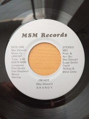 I’m Hot w/ Dance Do It With Me -Brandy 1979 Excellent boogie rock disco vinyl 45