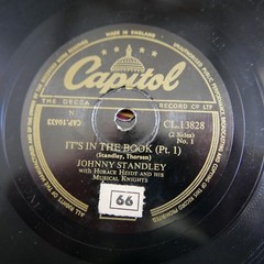 78rpm JOHNNY STANDLEY it`s in the book