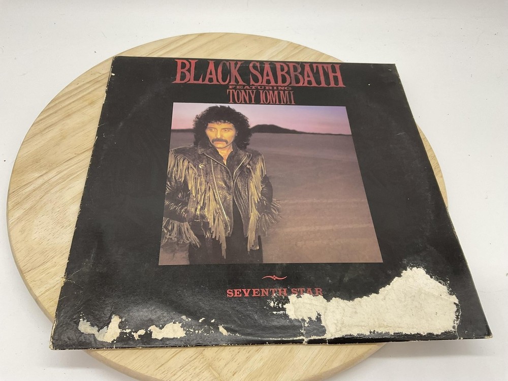 Black Sabbath Tony Iommi Seventh Star Vinyl LP 12″ Warner 1986 Metal Vintage