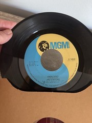 Vintage 45 RPM Record Lot In Album Country Rock Pop RCA Decca Columbia Mixed