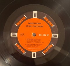 JOHN COLTRANE Impressions 1963 Impulse Mono A-42 plays G+