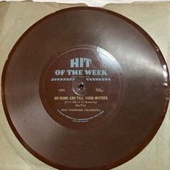 Hit of the Week 78 RPM Record Lot Jazz Big Band Swing Singles w/ Paper Sleeves