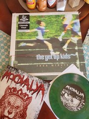 The Get Up Kids Limeade Color LP & Moovalya 7-inch Colored Vinyl Together!