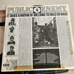 Public Enemy LP It Takes A Nation Of Millions To Hold Us Back Def Jam 88 C44303