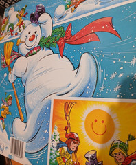 Frosty the Snowman Vinyl LP Peppermint Kandy Kids 8108 VINTAGE 1970 Christmas