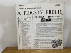 Jim Copp and Ed Brown – A FIDGETY FROLIC – RARE LP – HAND SIGNED AUTOGRAPHED 🔥