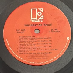 Bread “The Best Of Bread” 1973 Elektra Vinyl LP Gatefold Cover Excellent