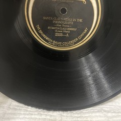Mint 1920s Christmas 78 Rpm Record Santa Claus Hides In Phonograph Archive