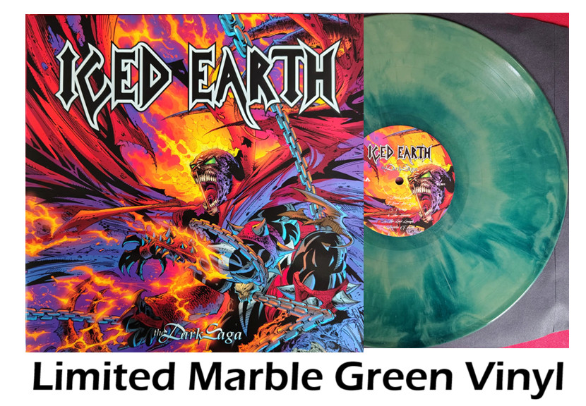 ICED EARTH – Dark Saga LP Vinyl Import Heavy Metal Dissection Greece Sabaton