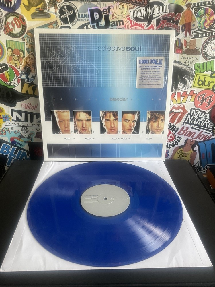 COLLECTIVE SOUL Blender VG++ BLUE VINYL W/HYPE STICKER RSD/3000