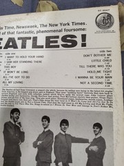 The Beatles ‎~ Meet The Beatles! ~ Vintage LP Apple Records – ST 2047