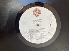 Jeff Lorber: Private Passion vinyl LP VG+ 1986 Warner Bros. 9 25492-1 Hubbard