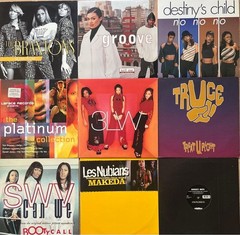 1990s 2000s R&B Vinyl Record Set 9 Albums 2LP Collection Music Collection