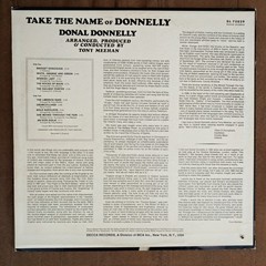 Take The Name of Donnelly (1968) Donal Donnelly / Used Vinyl LP / Good (G)