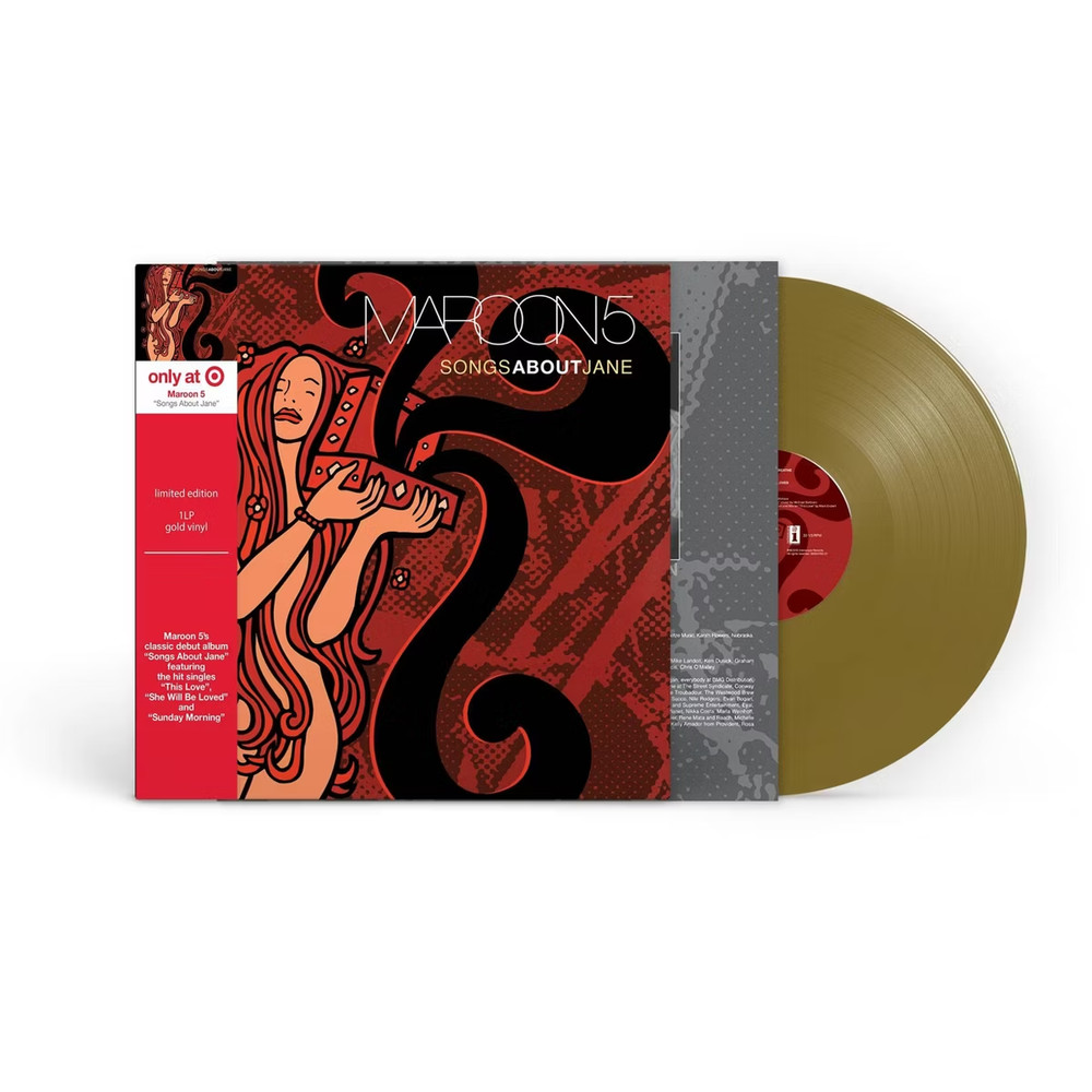 Maroon 5 – SONGS ABOUT JANE – GOLD Color Vinyl LP – NEW & SEALED!!
