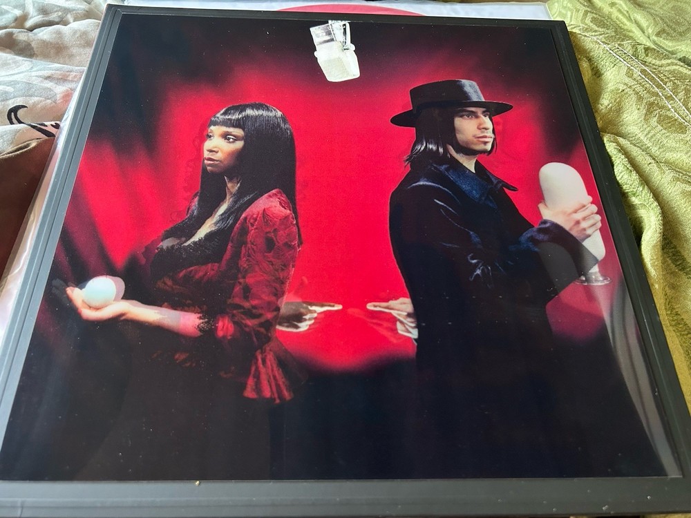 The White Stripes Get Behind Me Satan 2015 RSD Red White Vinyl RARE Jack white