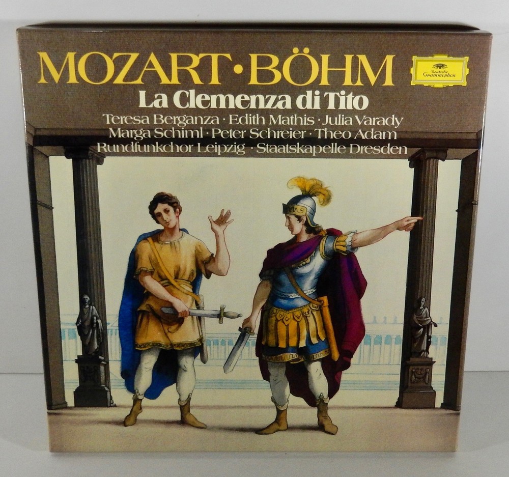 MOZART  La Clemenza di Tito (Karl Bohm Conducting, Deutsche Grammophon)