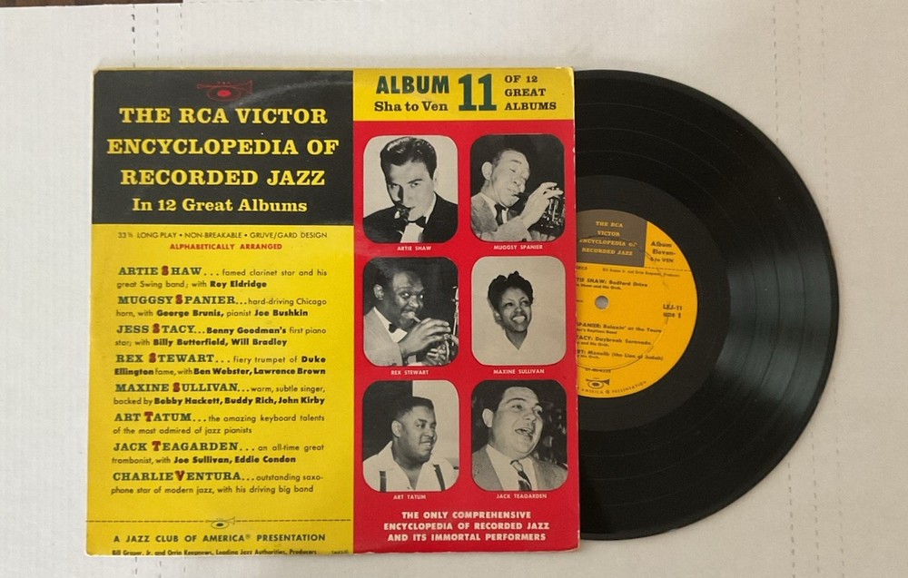 rca victor encyclopedia of recorded jazz #11 Mono
