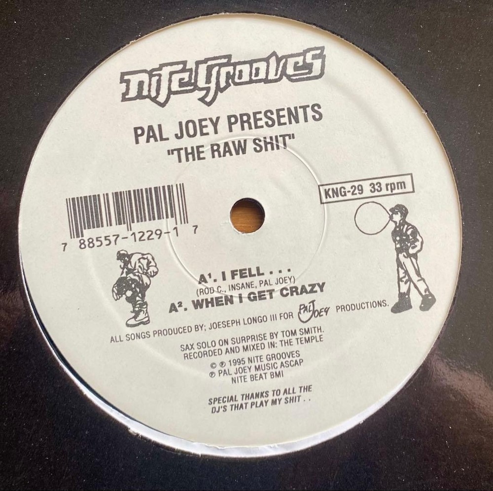 Pal Joey – The Raw Shit Vinyl Record, 2010s, NM/NM, Hip-Hop/rap Album