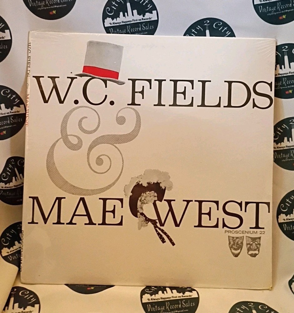 W.C. Fields & Mae West Proscenium 22 Vinyl LP 1967 Comedy Spoken Word Gatefold