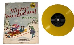 Winter Wonderland Mr. Snow 78 RPM Album, Golden Record, R616, VG/VG+ Vintage