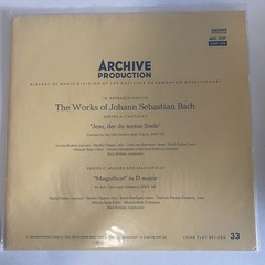 Johann Sebastian Bach – Jesu der du meine Seele LP Record ARC 3197 Classical 33