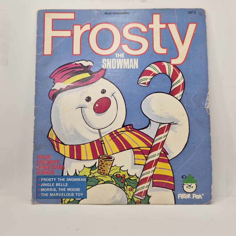 Frosty The Snowman – Peter Pan Records ‎– 2612 – 7″ VInyl EP – 45 RPM
