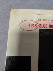 HORACE PARLAN Speakin’ My Piece BLUE NOTE BLP 4043 MONO DG RVG EAR ORIG 1960