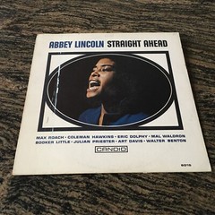 Abbey Lincoln – Straight Ahead LP – Candid – CJM 8015 Mono DG PROMO