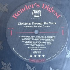 Christmas Through the Years 1984 Vinyl 5 LP Box Set Reader’s Digest RDA-143-A VG