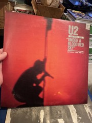 U2 Vinyl Record Live Under A Blood Red Sky Original 1980 Rock