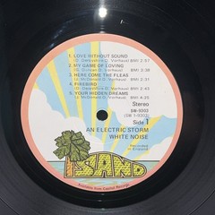White Noise “An Electric Storm” (1971 LP) US Winchester Pressing Island Label