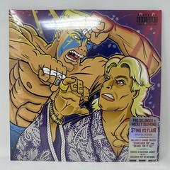 MICKEY DIAMOND Sting VS. Flair LP HALF & HALF Pink Blue /180 IN HAND SEALED