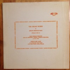 The Organ Works of Johann Sebastian Bach Vol 8 Part 1 Alain – Free Shipping