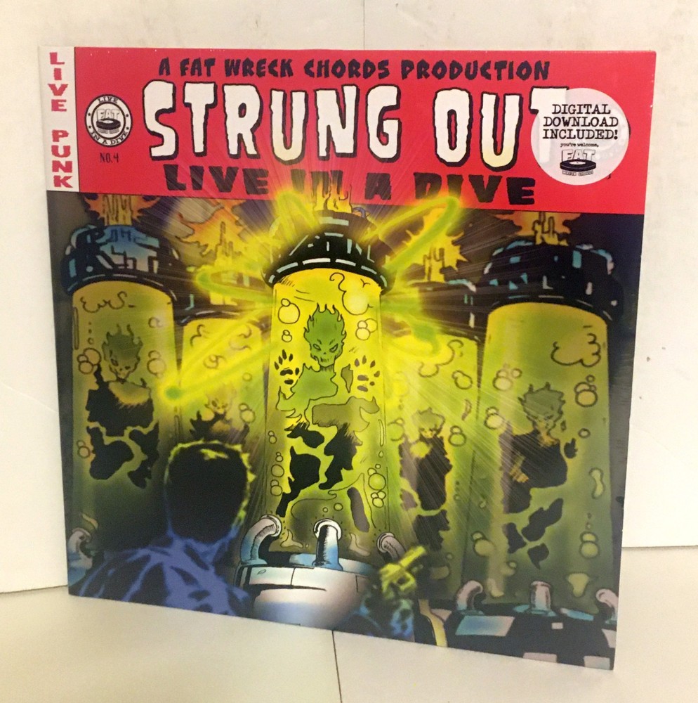 STRUNG OUT live in a dive 2Lp double Vinyl Record SEALED / NEW ,small seam split