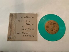 1995 Smart Brown Handbag Sabrina / Miles Away Colored Vinyl 33 RPM Record 7 inch